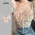 Lovito Blusa Elegante Floral Com Cordão Blusa De Verão Feminina L128ED497
