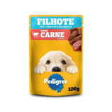 Ração Úmida Sachê Carne ao Molho para Cães Filhotes 100g Pedigree