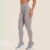 Legging Básica Cinza Clean Poliamida