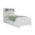 Cama Solteiro Multifuncional Invicta c/ 2 Gavetas Branco – Santos Andirá
