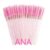 ANA1108 KIT 50/100/150/200unidades escovinhas com glitter Extensão de Cílios e sobrancelha
