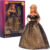Boneca Princesa Fashion Vestido Preto Dourado Brilhante Style – Castela