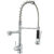 Torneira Cozinha Gourmet Monocomando Com Spray Extensor Prata Flexivel Ajustavel