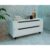 Gabinete de Banheiro c/ Rodizio BN3643 s/ Cuba 2 Gavetas 80cm Branco – Tecno Mobili