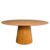 Mesa De Jantar Cone Oval 135×90 Cm Tampo Freijó Base Freijó