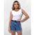 Body Canelado Regata Babado Pregas Blusinha Feminina Princesa Modinha Básica Minimalista