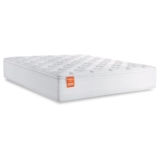 Colchão Casal Molas Ensacadas Real Pillow Top 138x188x27cm Branco Inducol – Suporta até 130kg por Pessoa