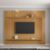 Painel para TV até 75 Polegadas Ripado 2 Prateleiras 100% MDF Roma  Cinamomo