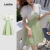 Lovito Vestido Elegante com Blocos de Cores Amarração em Renda para Primavera/verão para mulheres L154ED1139