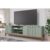 Rack Bancada p/TV até 70 pol Holanda 100% MDF c/ Nichos e Pés 205cm Salvia/Cinamomo – Permóbili