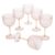Kit Natal 6 Taças Gin Glamour Citrino Plasútil