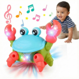 Caranguejo Brinquedo Infantil Musical com Luzes e Som Brinquedo Dançante e Interativo Kizumba