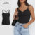 Lovito Top Casual Criss Cross Verão/Primavera Regata Feminina LBL23160