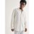 Camisa Masculina Manga Longa Slim Com Linho