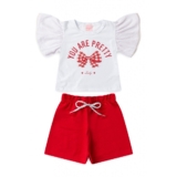 Conjunto Infantil Feminino Pequena Delicadeza