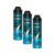 Kit 3 Desodorante Antitranspirante Aerosol Masculino Rexona Extracool 72 horas 150ml