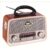 Caixa Som Retrô Rádio Fm Portátil Bluetooth Recarregável