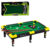 Brinquedo Jogo Mini Mesa Sinuca Bilhar Snoocker Portátil Criança Infantil Completo 48cm Kizumba