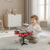 Bateria Infantil Instrumento Musical 5 Tambores Azul e Vermelho Brinquedo Infantil