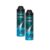 Kit 2 Desodorante Antitranspirante Aerosol Masculino Rexona Extracool 72 horas 150ml