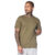 Camiseta Masculina Gangster Gola Canelada Verde Oliva