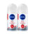 Kit 2 Desodorante Antitranspirante Nivea Roll On Dry Comfort 50ml