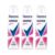 Kit 3 Desodorante Antitranspirante Aerosol Feminino Rexona Powder Dry 72 horas 150ml
