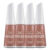 Kit 4 Esmalte Risqué Cor Linda, Leve e Nude com 8ml