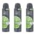 Kit 3 Desodorante Dove Limão e Sálvia Men + Care Aerossol 150ml
