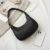 Bolsa Feminina Preta Baguete De Ombro Média Espaçosa Estilosa Casual