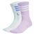KIT C/3 Meias Cano Alto Adidas JW2766