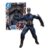 Boneco Capitão América Gigante 45cm c/ Escudo Articulado Infantil Revolution Mimo Toys – 0514