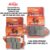 Kit Pastilhas de Freio Nxr 160 Bros Abs 2025-2026 / Xre 190 2025-2026 Cerâmica Sinterizada Diafrag