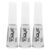 Kit 3 Esmalte Novo Toque Branco Cintilante 8ml