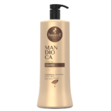 Shampoo Mandioca 1 Litro Haskell | Limpeza suave e brilho intenso para cabelos fracos e opacos