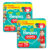 Kit 2 Fralda Pampers Pants Ajuste Total tamanho XXXG com 70 Unidades Descartáveis