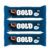 Kit 3 Barra de Proteína Bold Tube Sabor Cookies Black com 20g de Proteína 60g
