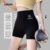 Lovito Shorts esportivos cintura bunda de pêssego levantamento controle de barriga modelagem treino mulheres LNE116X053