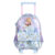 Mochila Com Rodas Escolar Xeryus 16 Cinderella 14730 Azul e Lilás – Infantil