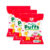 Kit 3 Biscoito Nhami Mami Mini Puffs Snack Beterraba e Morango 15g
