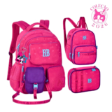 Kit Mochila de Costas com Lancheira e Estojo Rebecca Bonbon Urban Mix – Clio Style