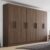 Guarda-Roupa Casal 8 Portas 4 Gavetas Devon Henn Castanho HP