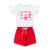 Conjunto Infantil Feminino Delicadeza De Laço