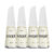 Kit 4 Esmalte Risqué Branco Cintilante Cristal 8ml