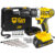 Furadeira E Parafusadeira Impacto 2 Baterias 2000mah 21v 3/8 Tb-21pkx C/ Acessórios The Black Tools