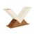Base Mesa de Jantar Amora BA35 Madeirado s/ Tampo Freijó/Off White – Kappesberg
