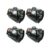 Kit 4 Caixa de Transporte Brinqpet Nº2 Preto para Cães e Gatos