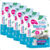 Kit 5 Areias Higiênicas Gato 2kg Natural Mandioca Ultra Fina Sem Odor Alta Absorção Torrão Instantâneo