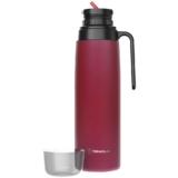 Garrafa Térmica 100% Inox R-Evolution 1 Litro Rosa Cafe Chá Ampola Inox Termolar