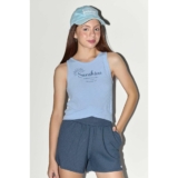 Conjunto Juvenil Menina Cropped Transpasse Beats Azul